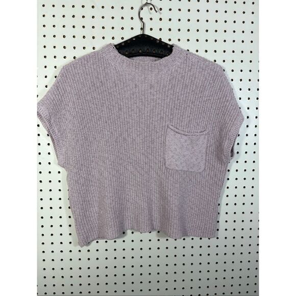Free People Beach knit sweater size S oversized/cropped - Picture 1 of 5
